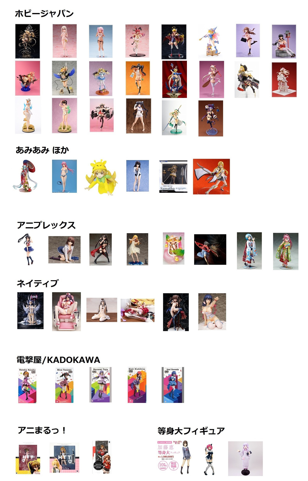 2016 手办 少女 汇总 钢蛋侠
