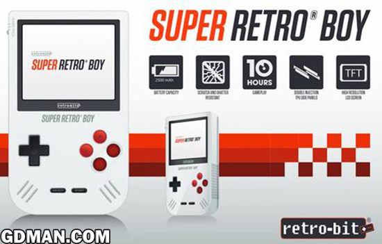 国外厂商公布全新怀旧掌机:Super Retro Boy