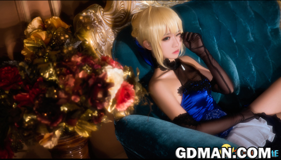 Saber超美Cos 穿蕾丝短裙的吾王喜欢吗?