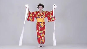 曾小贤的艺伎扮相